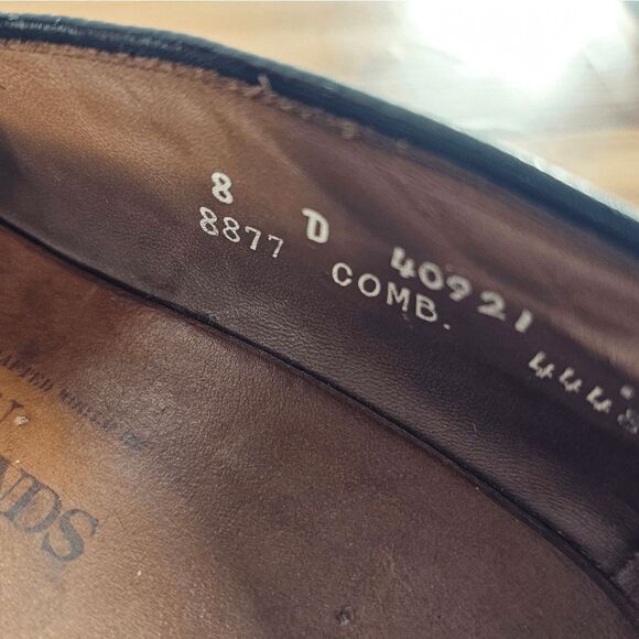 Allen Edmonds Berwick Mens 8 Longwing Wingtip Leather Tassel Loafer Shoes - Picture 10 of 10